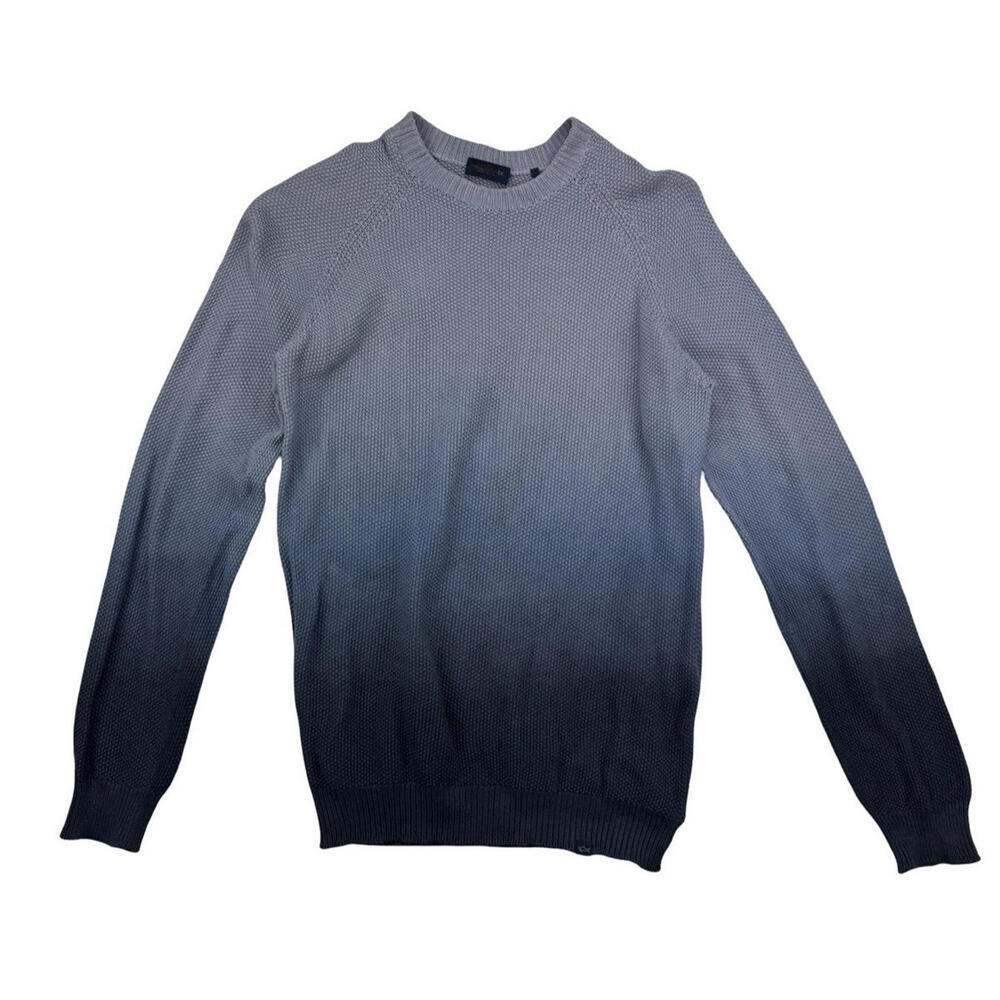 Paul & Shark Ombre Dyed Cotton Knit Sweater Size M